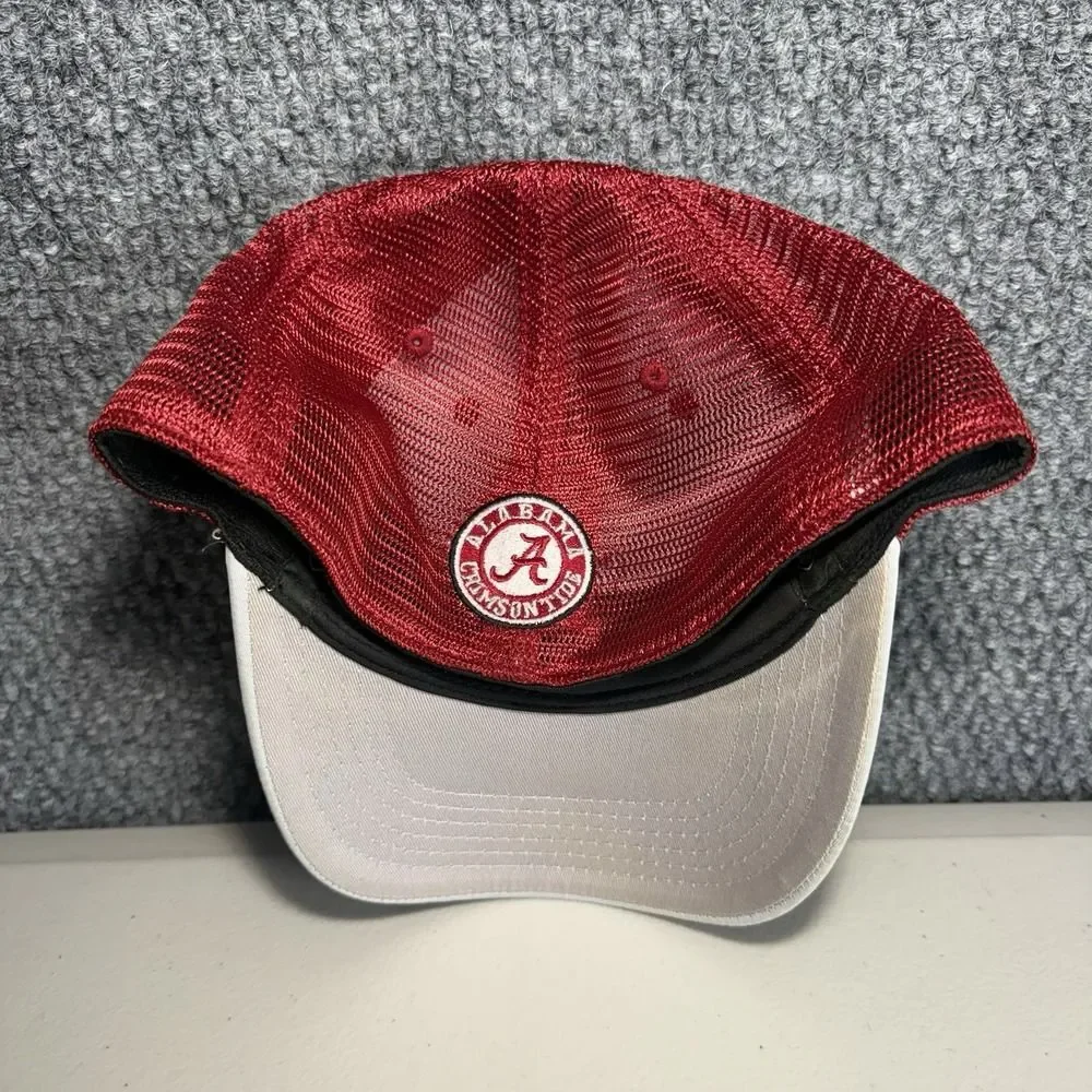 University Of Alabama Crimson Tide Hat Memory Fit  Trucker Fitted Red Cap OSFM